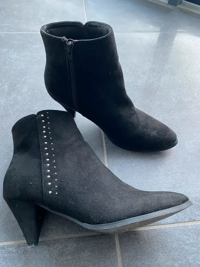 Bottines Promod en suédine 39 - photo numéro 5