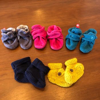 Lot de 5 chaussons bébé