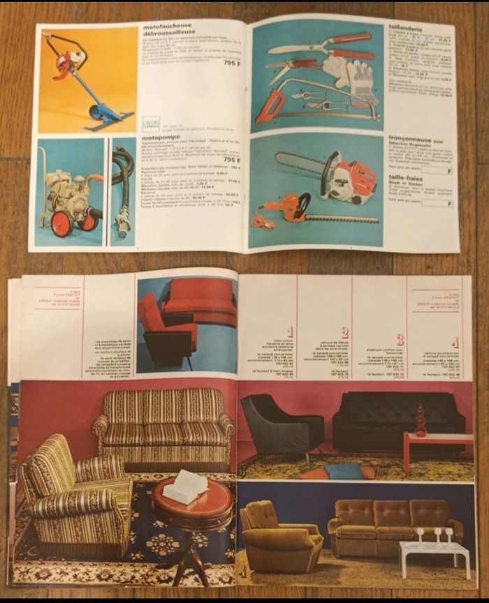 Lot de 2 anciens catalogues "Nouvelles galeries" maison et jardin années 70 vintage - photo numéro 5