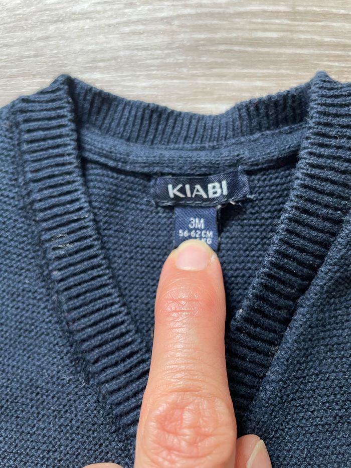 Gilet bleu marine - photo numéro 2