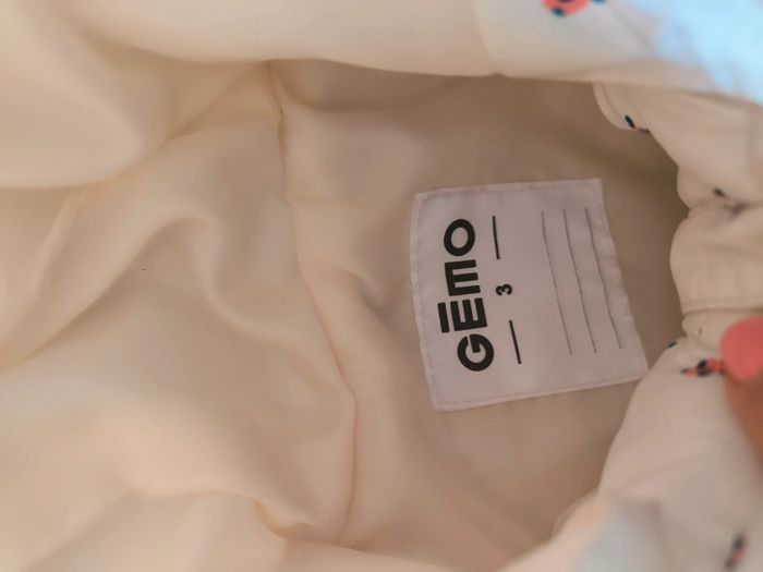 Doudoune légère beige fleuri - photo numéro 3