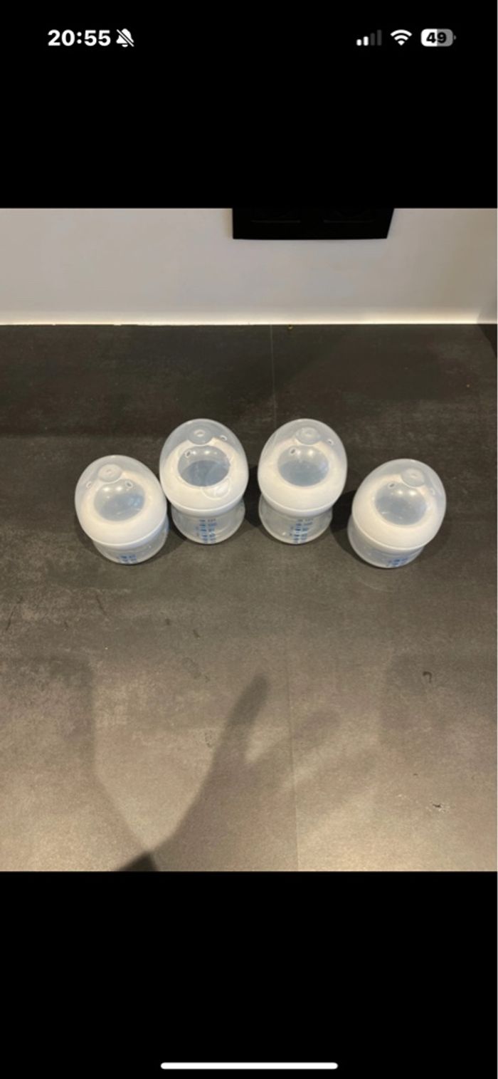 Lot de 4 biberons sans tétines - photo numéro 3