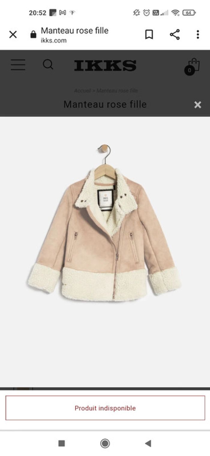 Veste IKKS rose poudré - photo numéro 8