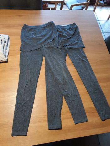 Legging avec jupette, lot de 2
