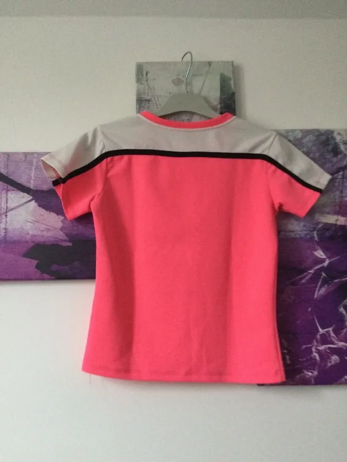 T shirt rose sport 14 ans - photo numéro 2