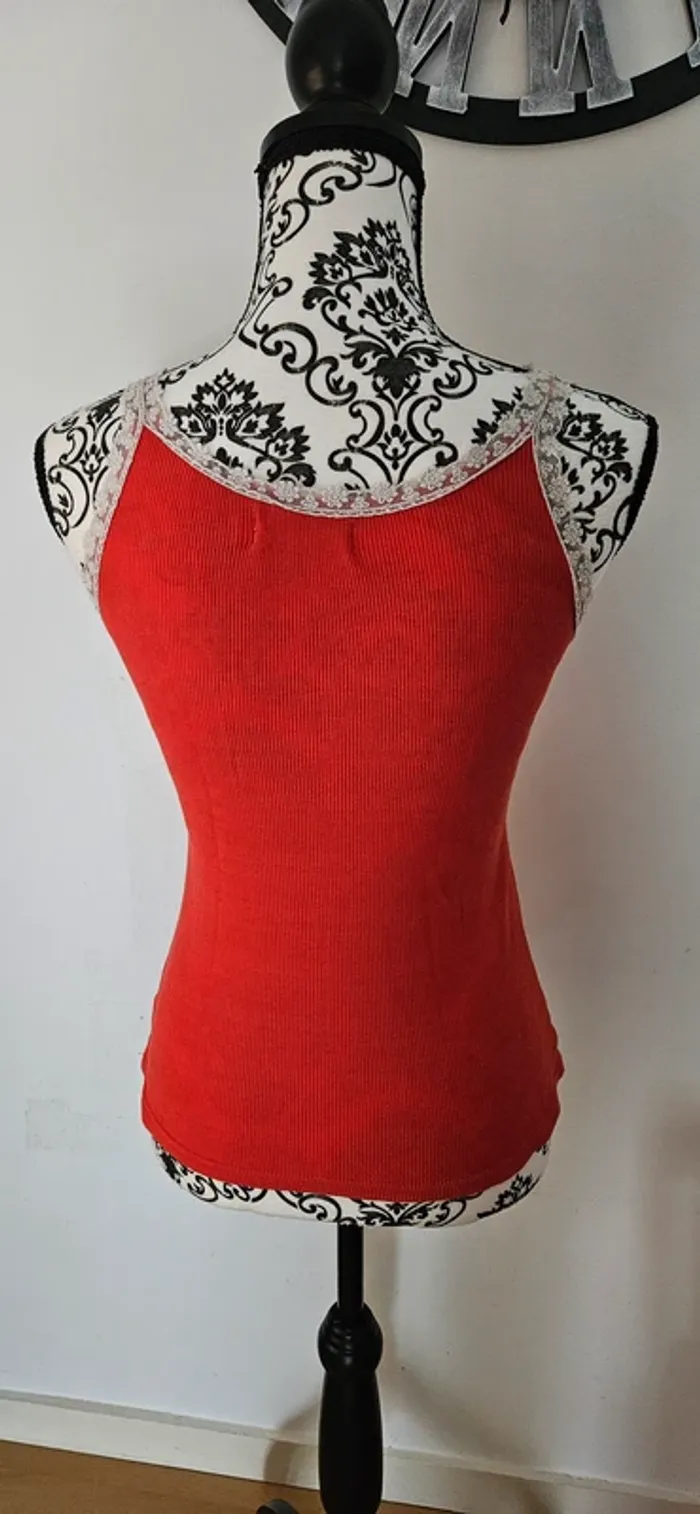 Débardeur avec nœud dentelle - photo numéro 5