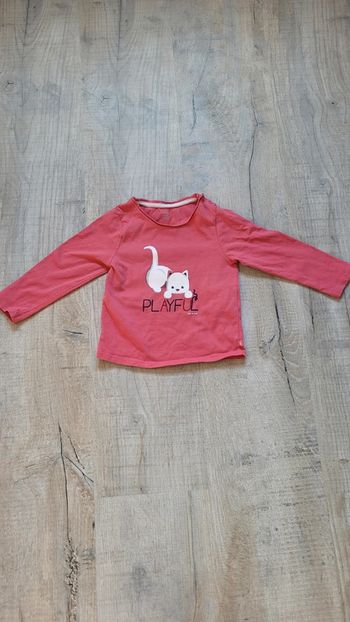 T shirt manche longue obaibi 18 mois