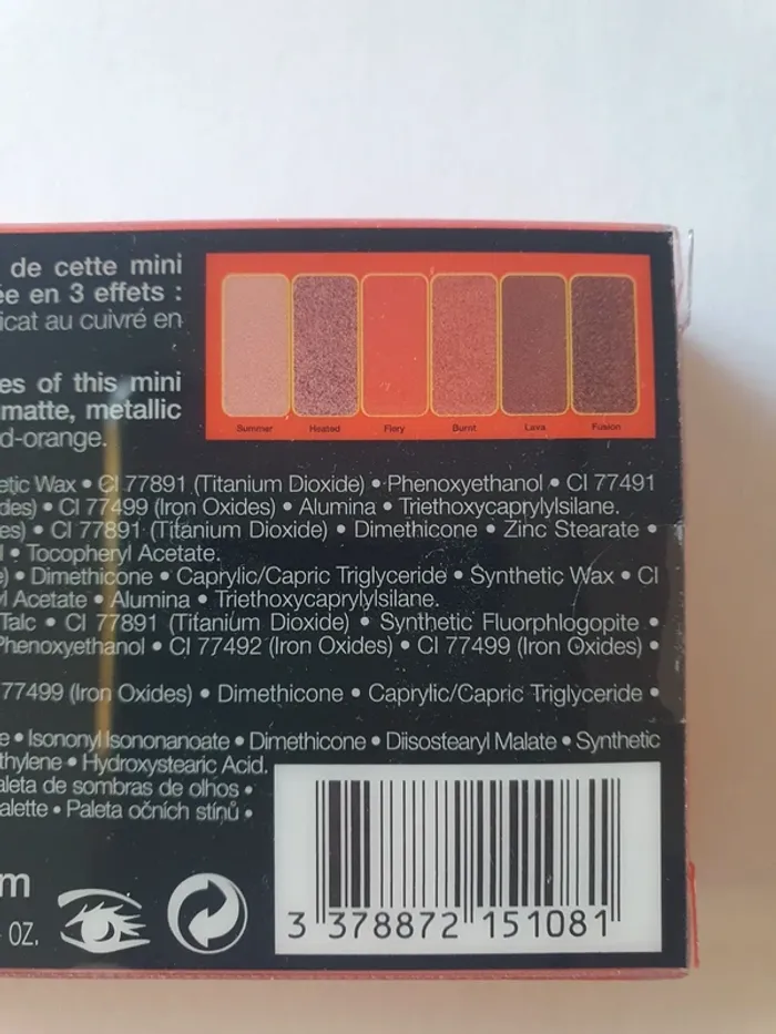 Palette Electric Flame Sephora - photo numéro 3