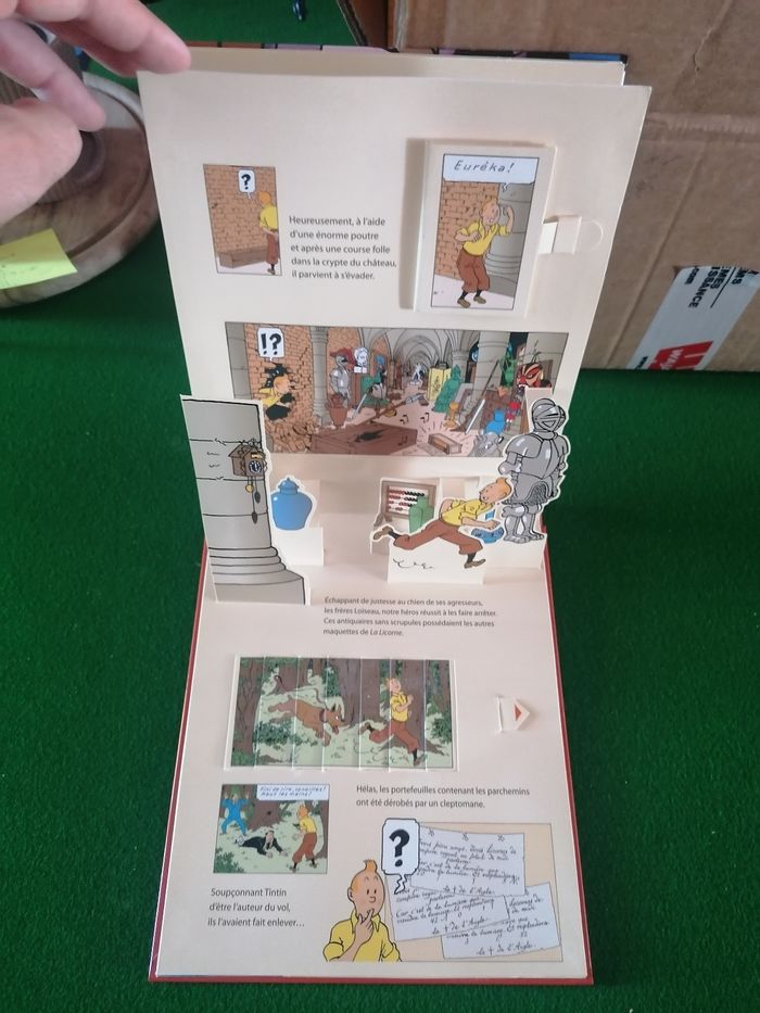 Tintin Livre Pop up Le secret de la licorne - photo numéro 6