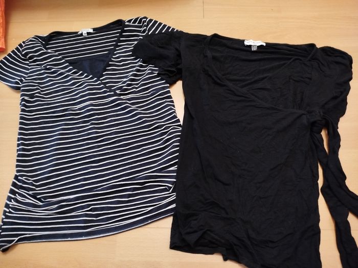 Lot de 2 Tshirt manche courte grossesse