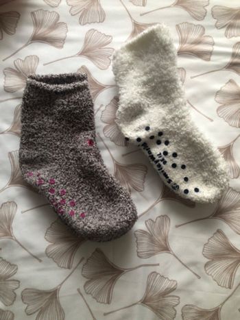Lot 2 paires de chaussettes d’intérieur