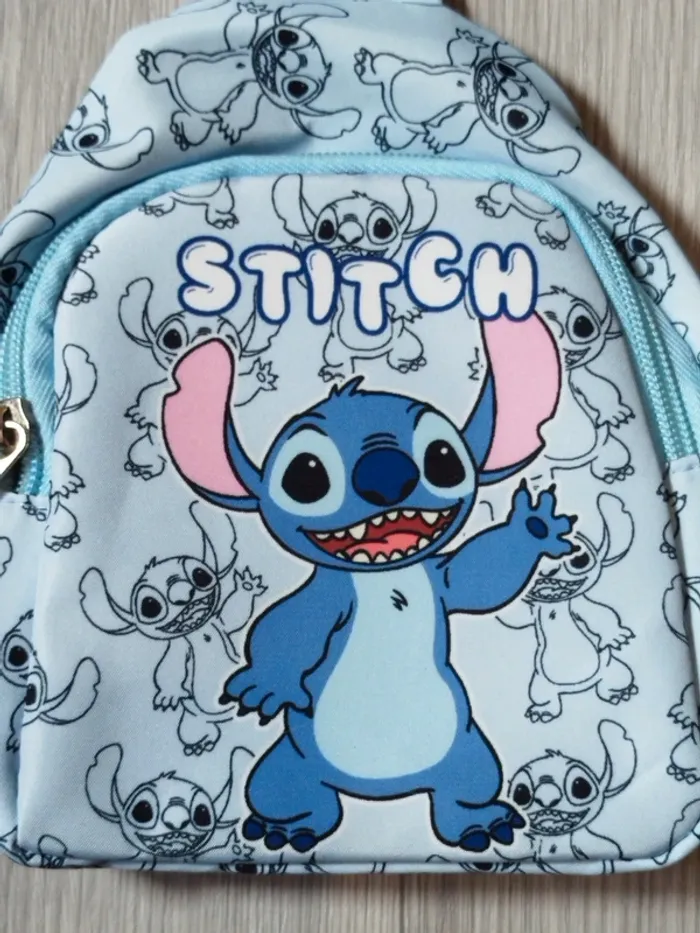 🎒 Petit sac à dos Stitch enfant 17cm x 16cm neuf - photo numéro 2
