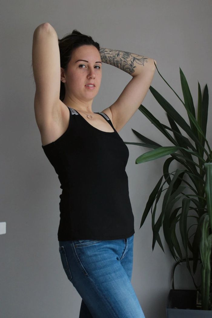 Débardeur argenté taille 38/M - photo numéro 8