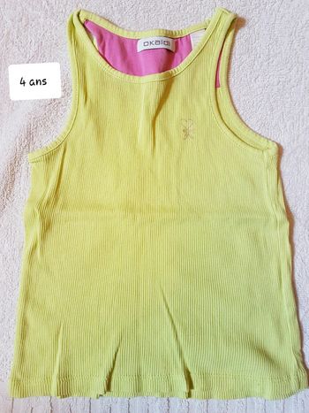 Débardeur okaidi 4 ans