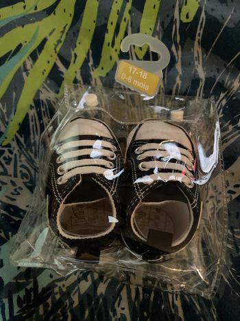 Chaussure garçon neuve 0-6 mois