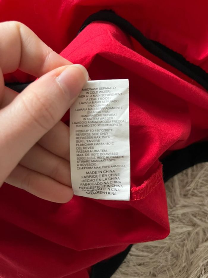 Robe rouge rosaces L - photo numéro 5