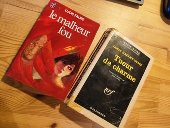Lot deux livres le malheur fou et tueur de charme