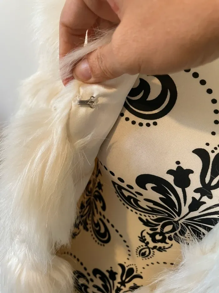 Gilet long en fausse fourrure Vera & Lucy - Taille 40 - photo numéro 4