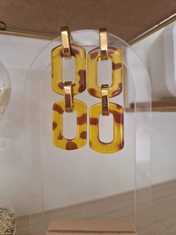 Boucles d'oreilles pendantes Neuves Léopard 🐆