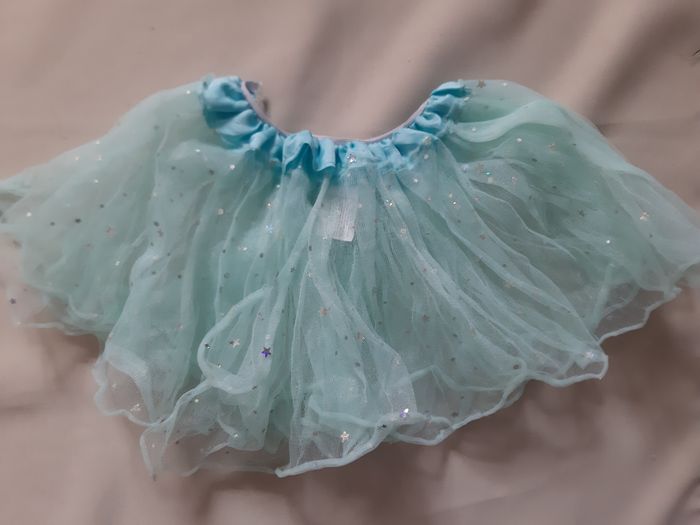 jupe de déguisement - tutu bleu étoiles - 3 ans - photo numéro 4