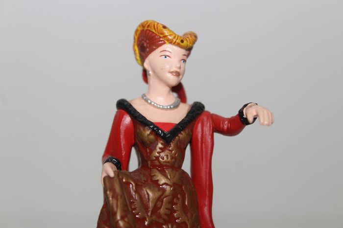 Figurine Dame à la licorne rouge - Papo 2005 - photo numéro 2