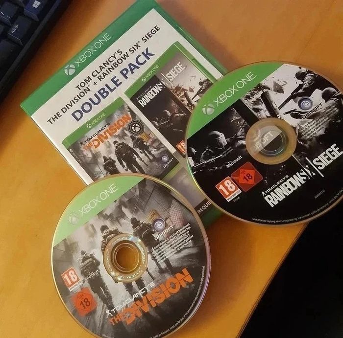 Jeu XBox One Double pack Tom Clancy's - The division + Rainbow six siege