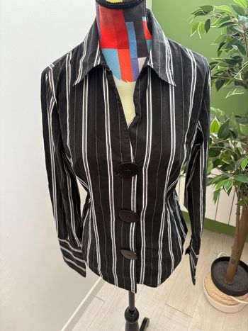 Chemisier Un Deux Trois | Noir et blanc | Taille 38