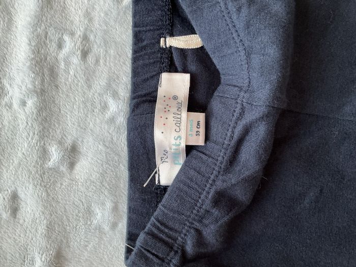 cycliste bleu marine taille élastique mes petits cailloux 3 mois - photo numéro 6