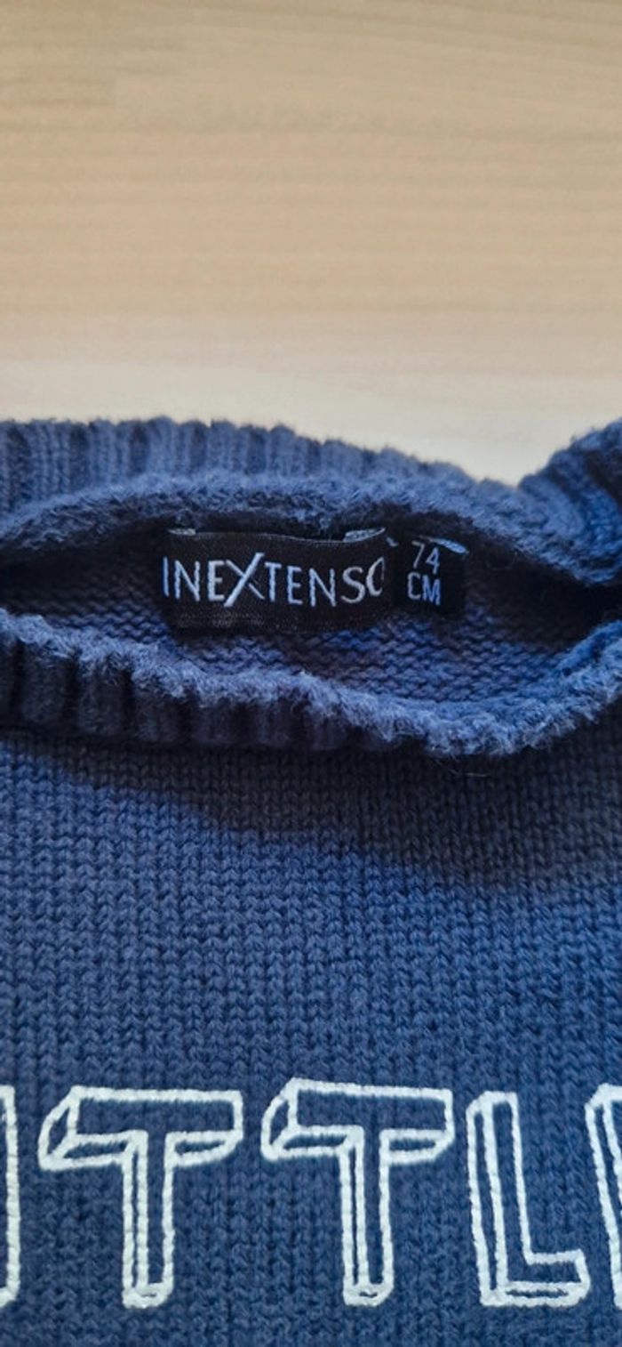 Pull bleu marine enfant - photo numéro 3