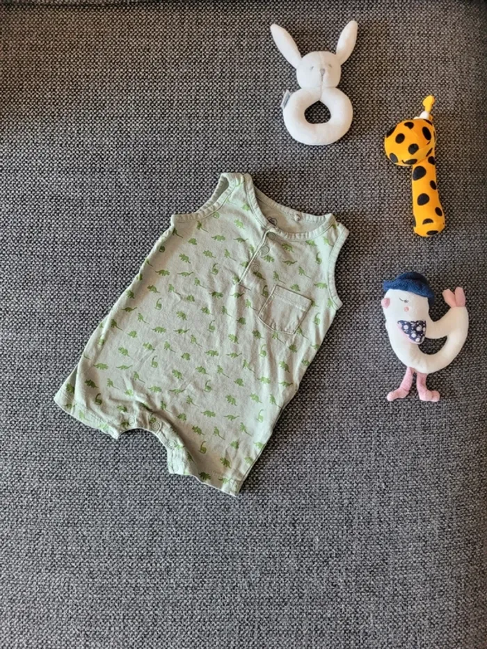 Combishort garçon dinosaure 🦕 6 mois