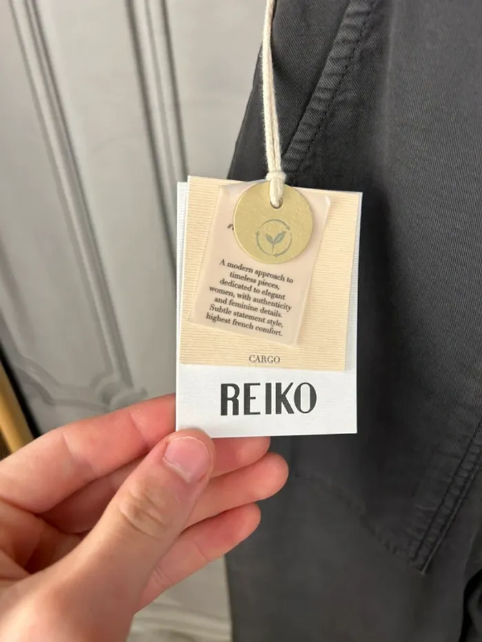 Pantalon cargo Gris Reiko W23 Neuf - photo numéro 3