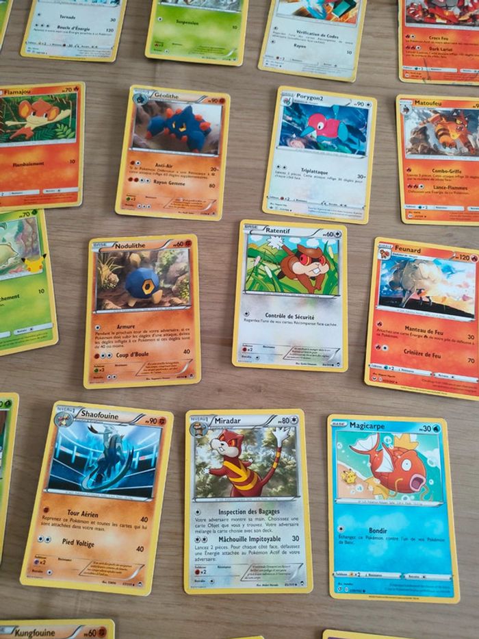 Lot 103 cartes + 5 énergies Pokémon - photo numéro 13