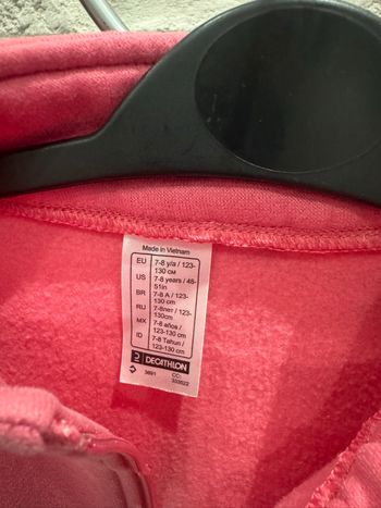 Gilet fille hiver décathlon polaire chaud ski