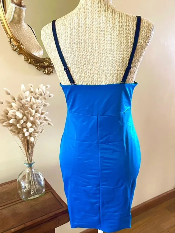 sublime Combinaison gainante Passionata bleu vif bretelles fines fond de robe sculptant - photo numéro 7