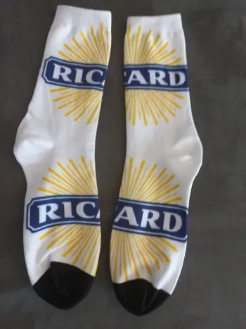 Chaussettes ricard blanches