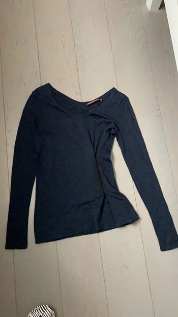 Pull 20% angora Comptoir des cotonniers T:XS marine