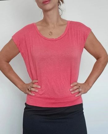 Haut fluide drapé haut du dos nu taille 36