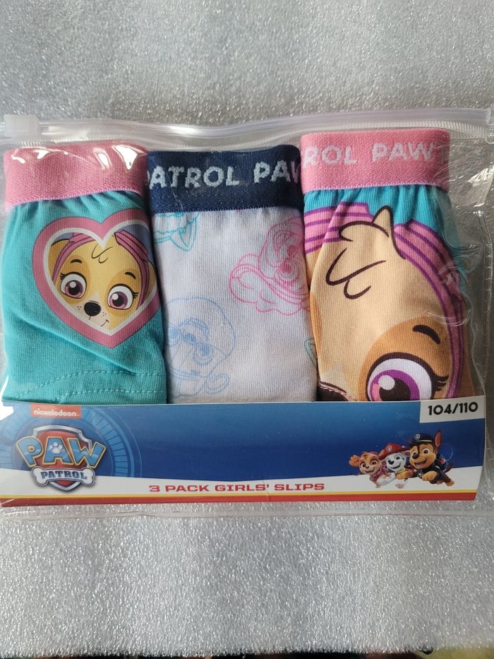 Lot de 3 culotte pat Patrouille  taille 104/110