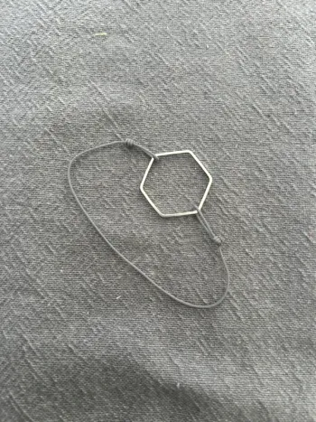 Bracelet gris réglable