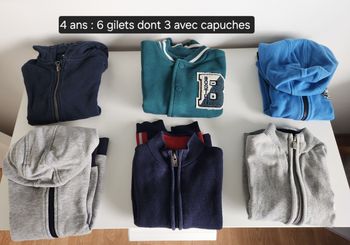 Lot garcon 4 ans TBE 96 pièces