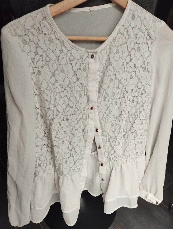 Chemise blanche élégante t. 36