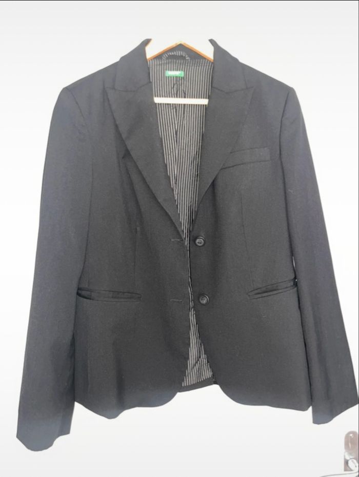 Blazer cintré noir