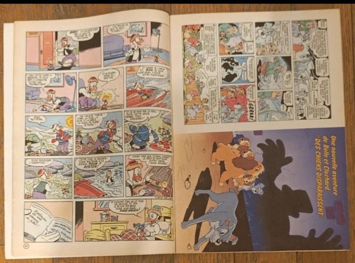 Ancien journal de mickey avec mini guide du chien à monter N°1918 de 1989 vintage - photo numéro 4