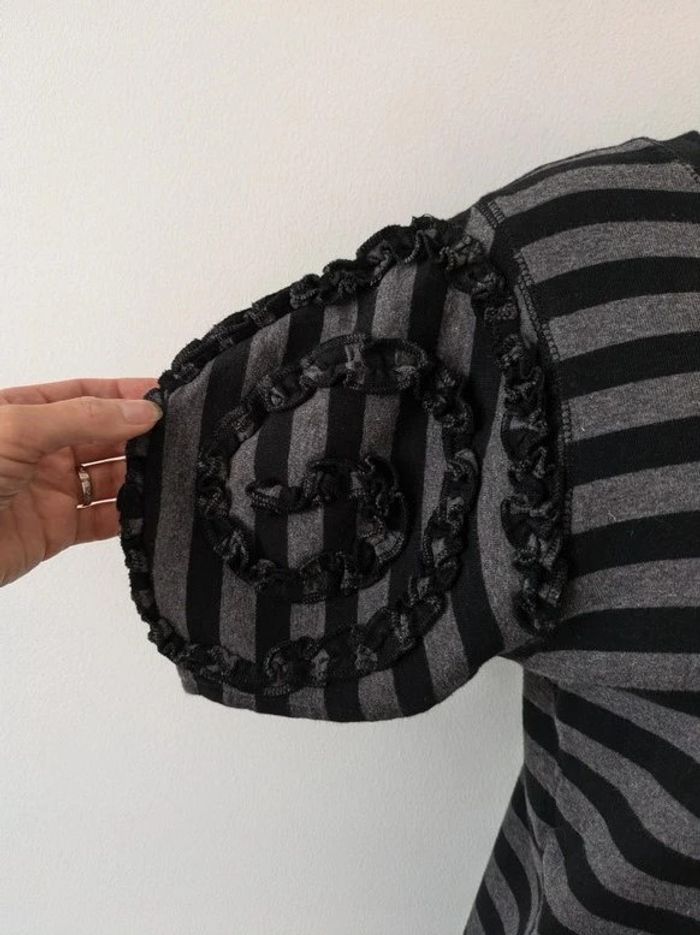 T-shirt à rayures - Sonia Rykiel - taille 40 - photo numéro 2