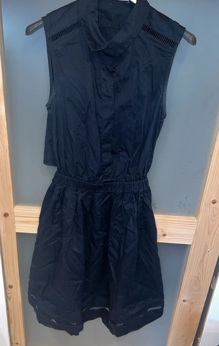 Robe ete promod taille 34 bleu marine dos nu cérémonie habillée ete col - photo numéro 3