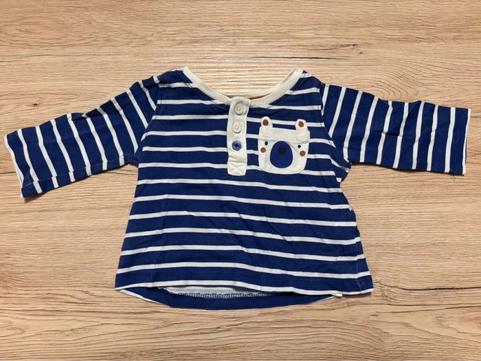 Ensemble T-shirt manches longues, pantalon et pull 3 mois - photo numéro 5