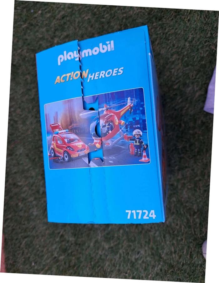 Playmobil pompier 71724 neuf non ouvert avec boîte. - photo numéro 6