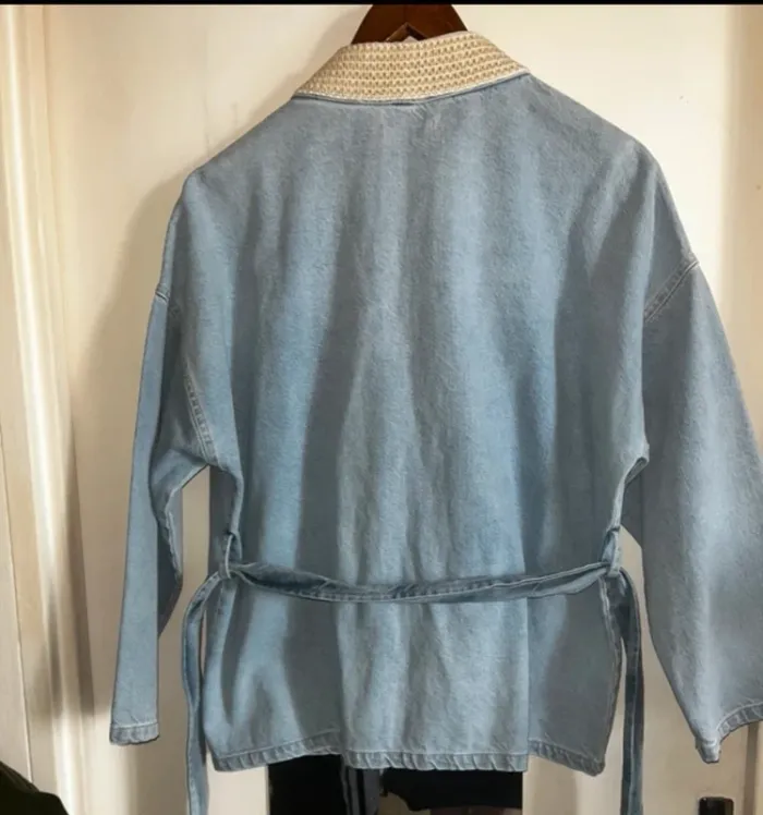 Superbe Veste Kimono en jeans , taille S, Neuf - H2O - photo numéro 13