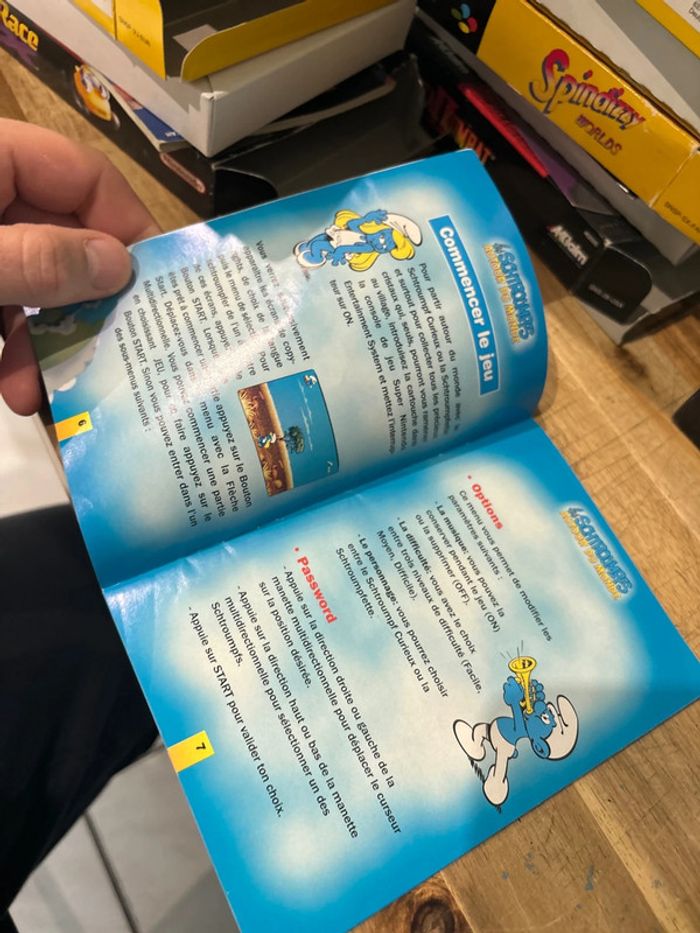 Notice les Schtroumpfs autour du monde - Super nintendo - photo numéro 3