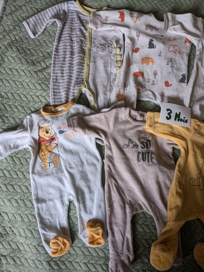 Lot pyjamas velours - photo numéro 2